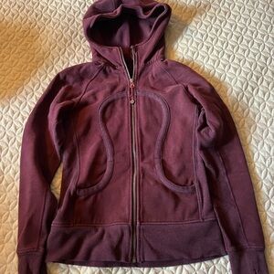 Lululemon Athletica Burgundy Hoodie